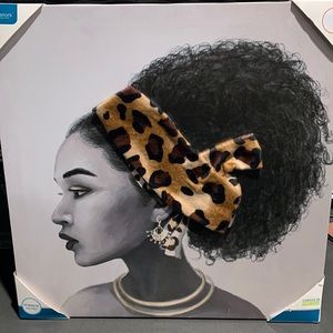 Canvas With Fabric Wrap